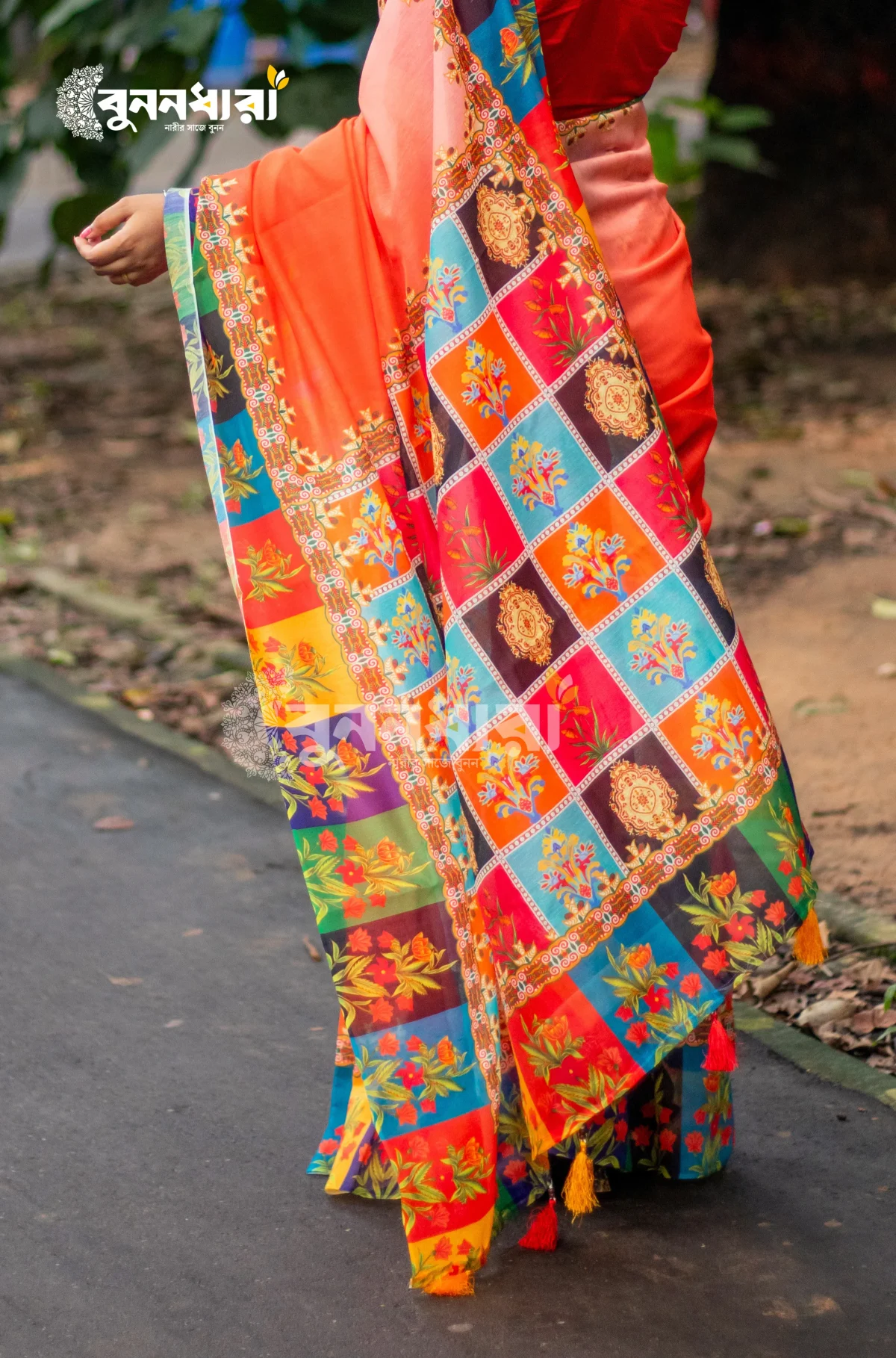 চান্দুরি সিল্ক শাড়ি - Image 6