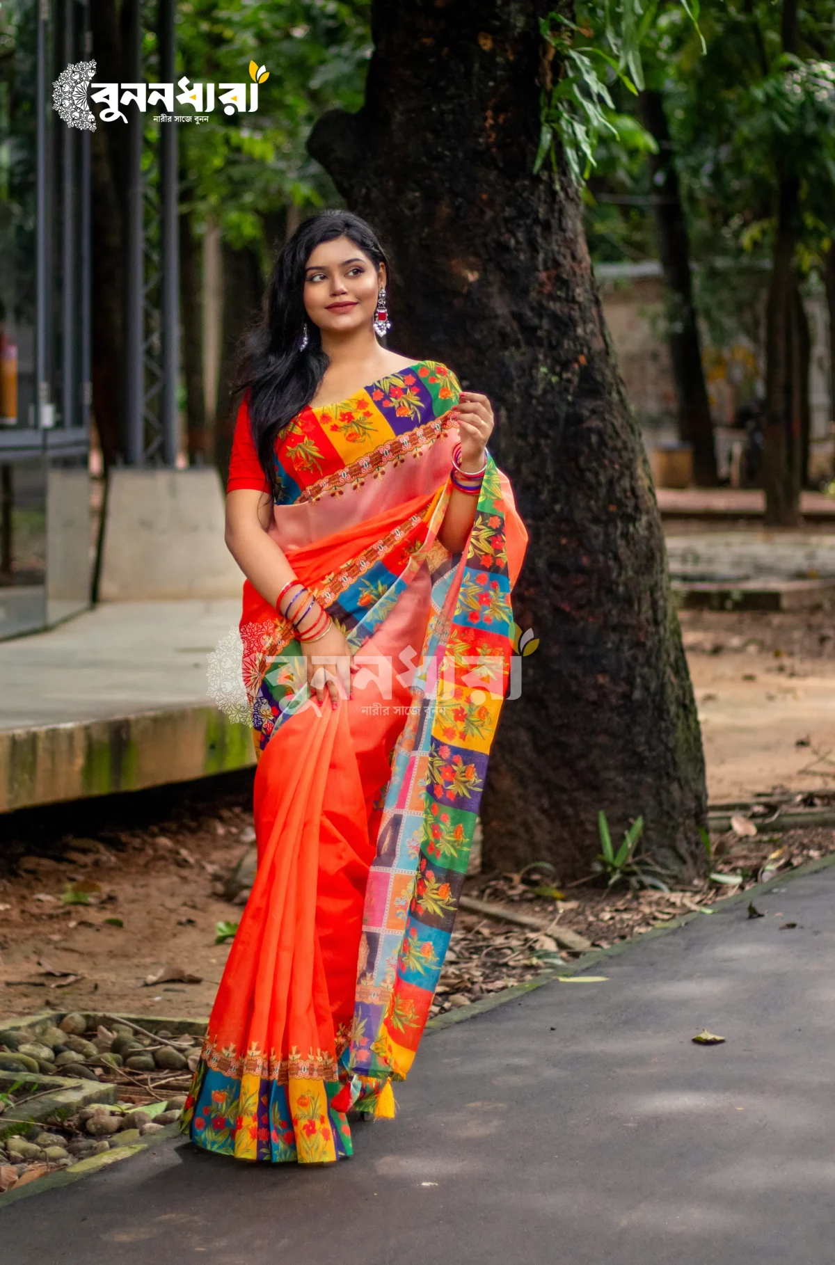 চান্দুরি সিল্ক শাড়ি - Image 7