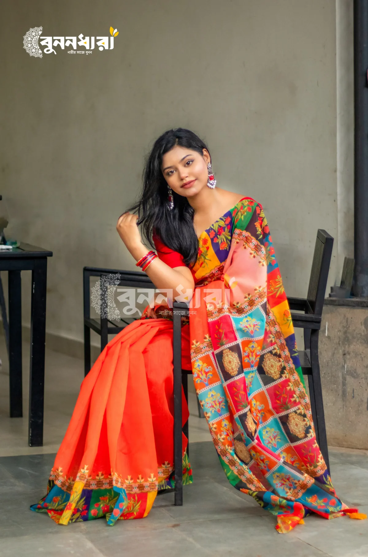 চান্দুরি সিল্ক শাড়ি - Image 9