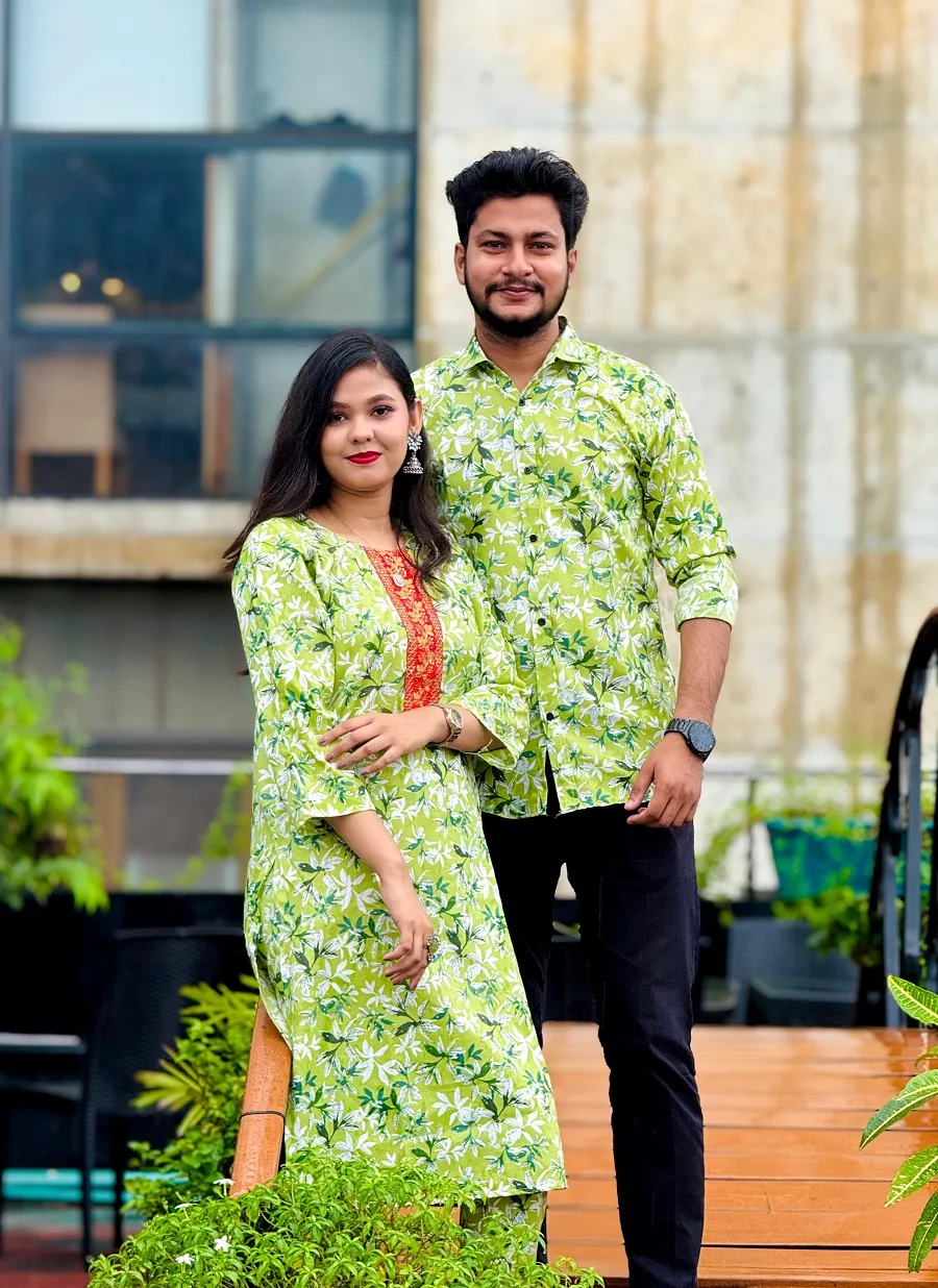 1759757368_L_1 Shirt & Two Piece Couple Dress C-101 - Image 1