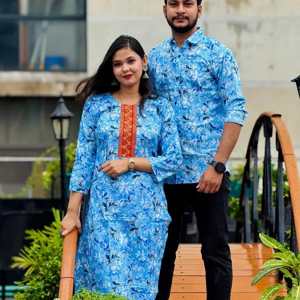 Shirt & Two Piece Couple Dress  C-102