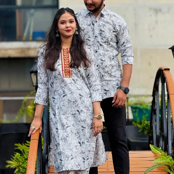 Shirt & Two Piece Couple Dress  C-103