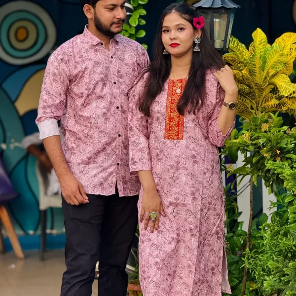 Shirt & Two Piece Couple Dress  C-106