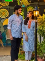 Shirt & Two Piece Couple Dress  C-103 - Image 2